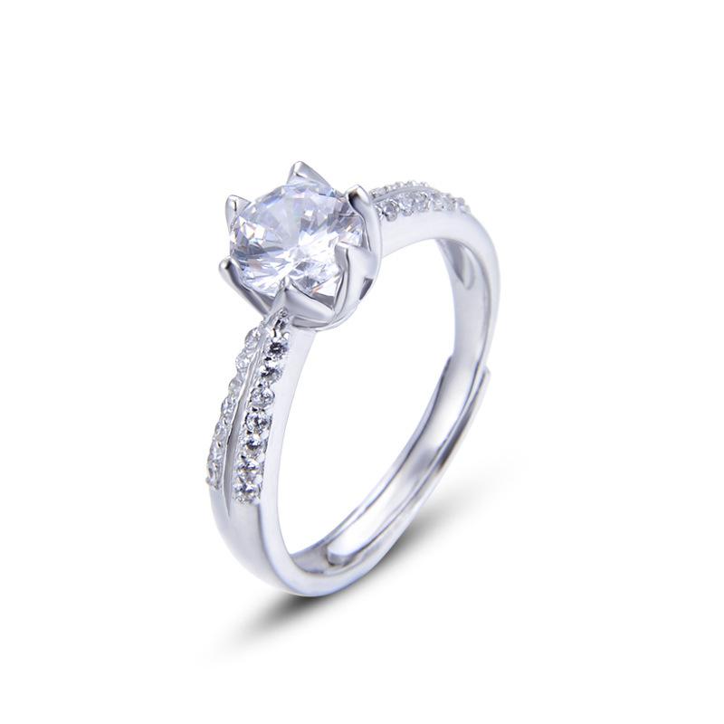 Классическое кольцо Lindon из стерлингового серебра 925 пробы с цирконом, женские ювелирные изделия, свадебный подарок для вечеринки