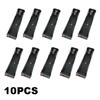 10pcs Black Plastic 1x 18650 Battery Storage Box Case 1 Slot Way DIY Batteries Clip Holder Container With 2pin Wire Lead