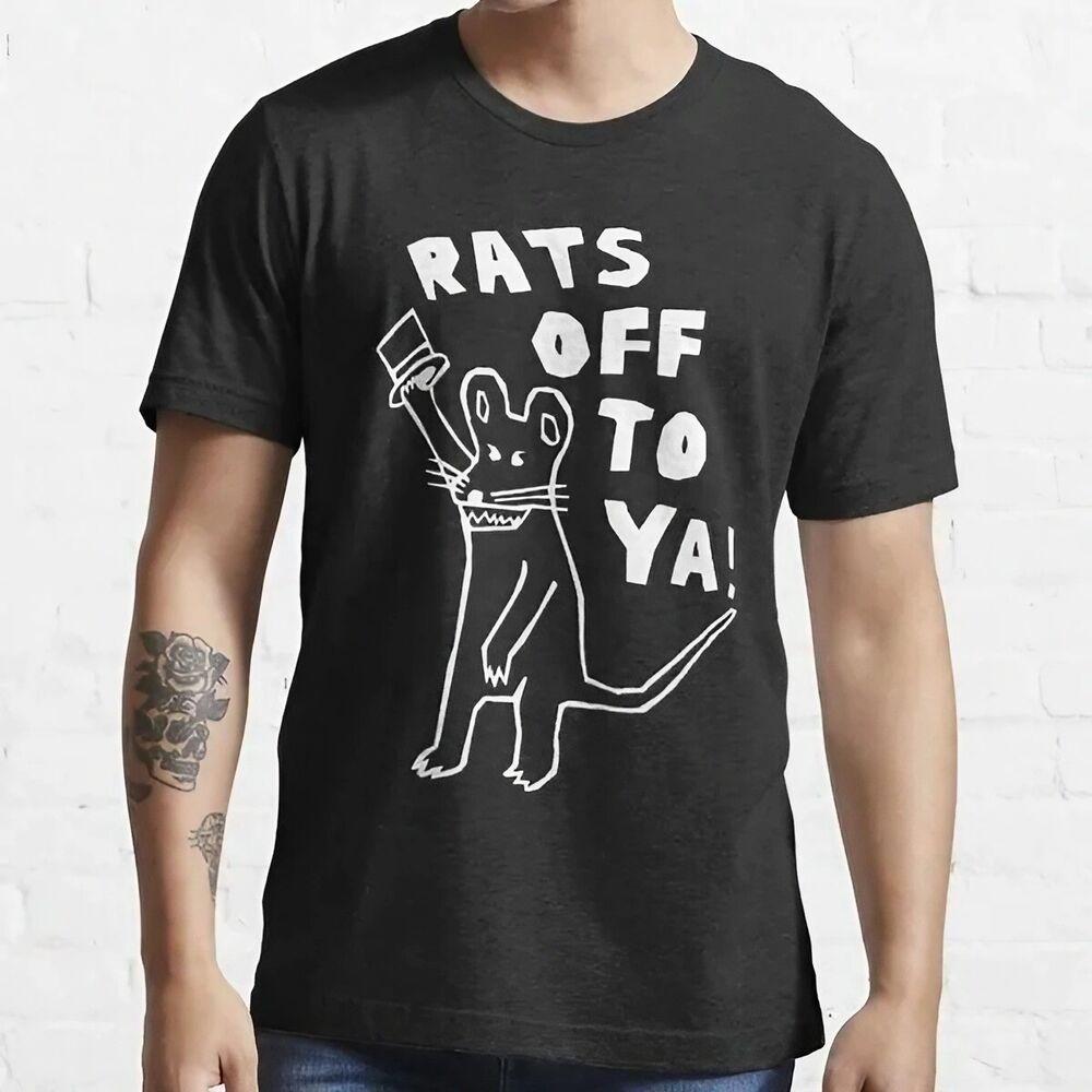 NWT Rats Off To Ya Funny Joke Sarcas Unisex T-Shirt Unisex T-Shirt