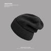 Big Head Loose Circumference Showing Small Pile of Hats for Women Warm and Versatile Knitted Hats Ear Protection Wool Hat Trendy