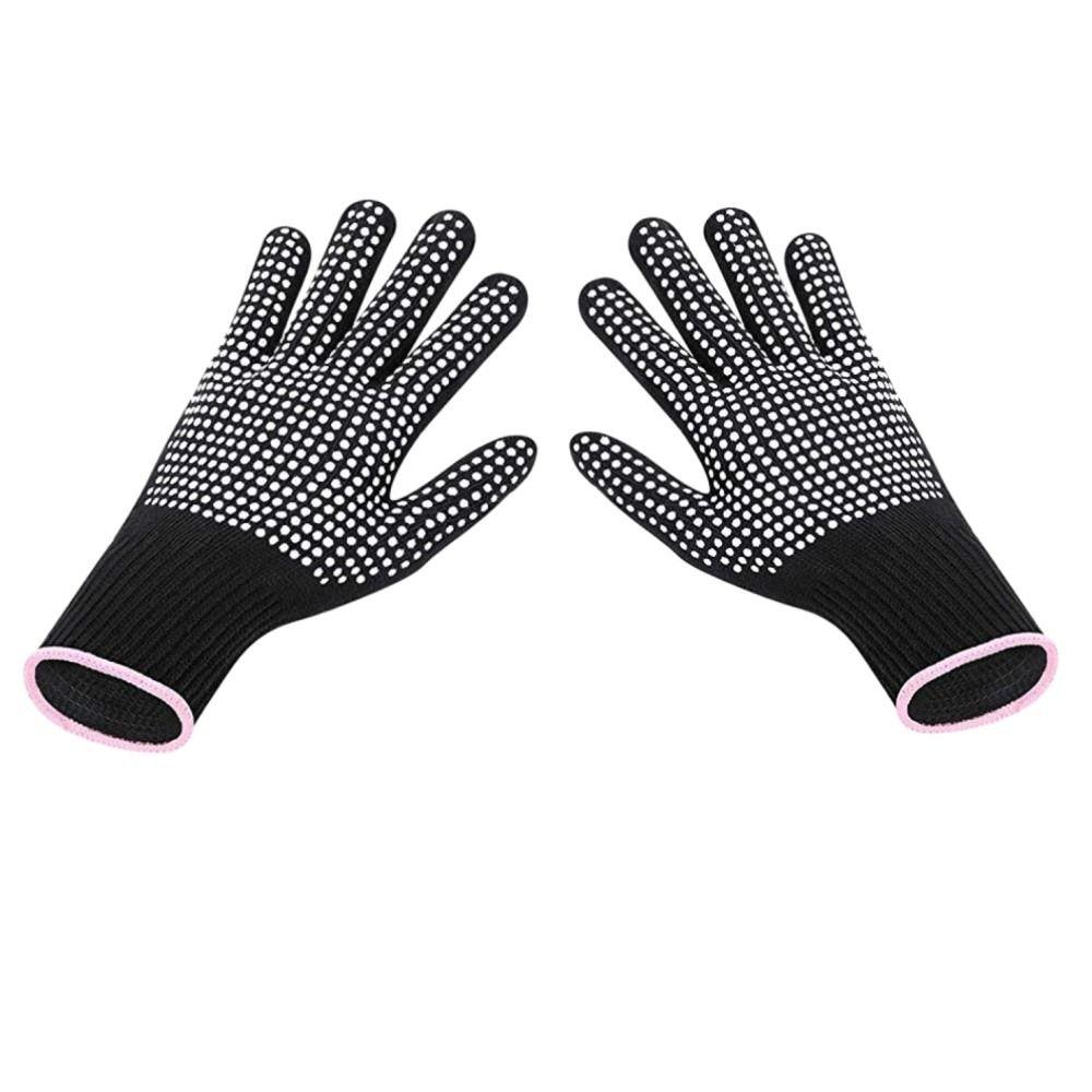 1 Pair Microwave Silicone Grilling Heat Resistant Mitts Oven Gloves Grill Gloves BBQ Gloves