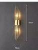 Nordic Luxury Crystal Wall Lamp for Living Room, Bedroom, Stairway, and Aisle Decor