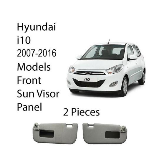 Внутренний солнцезащитный козырек левый и правый, комплект из 2 шт. для Hyundai İ10 2007-2016 гг., бежевого цвета