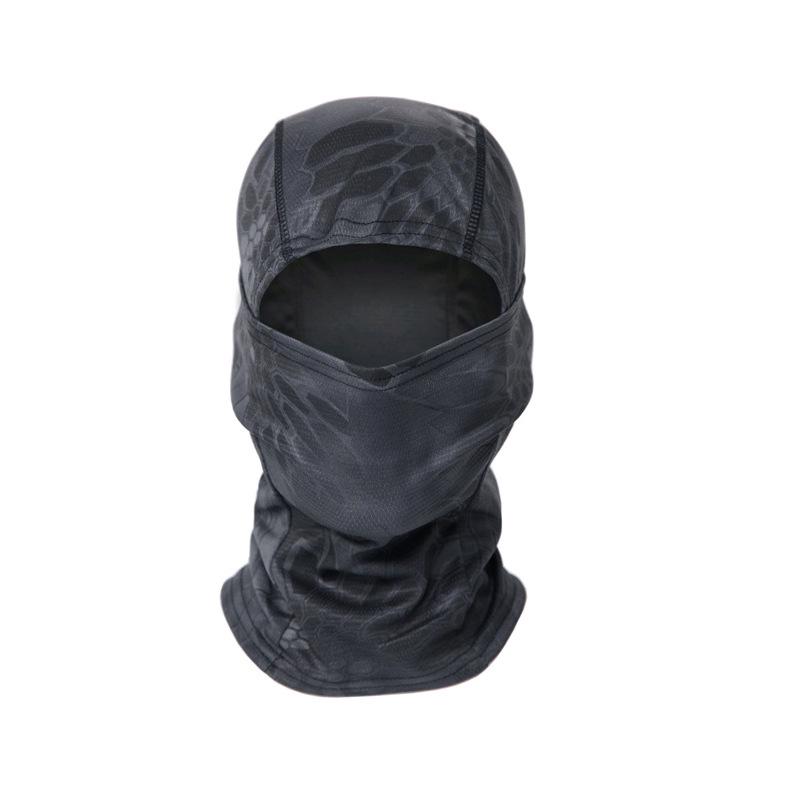 Men's Outdoor Cycling Tactical Camouflage Balaclava Sunscreen Skullcap Helmet Liner