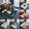 Cute Cat Carpet Yoga Living Room Children's Crawling Mat Picnic Mat Kawaii Rug Doormat Area Rug Games Area Washroom Floor Mat