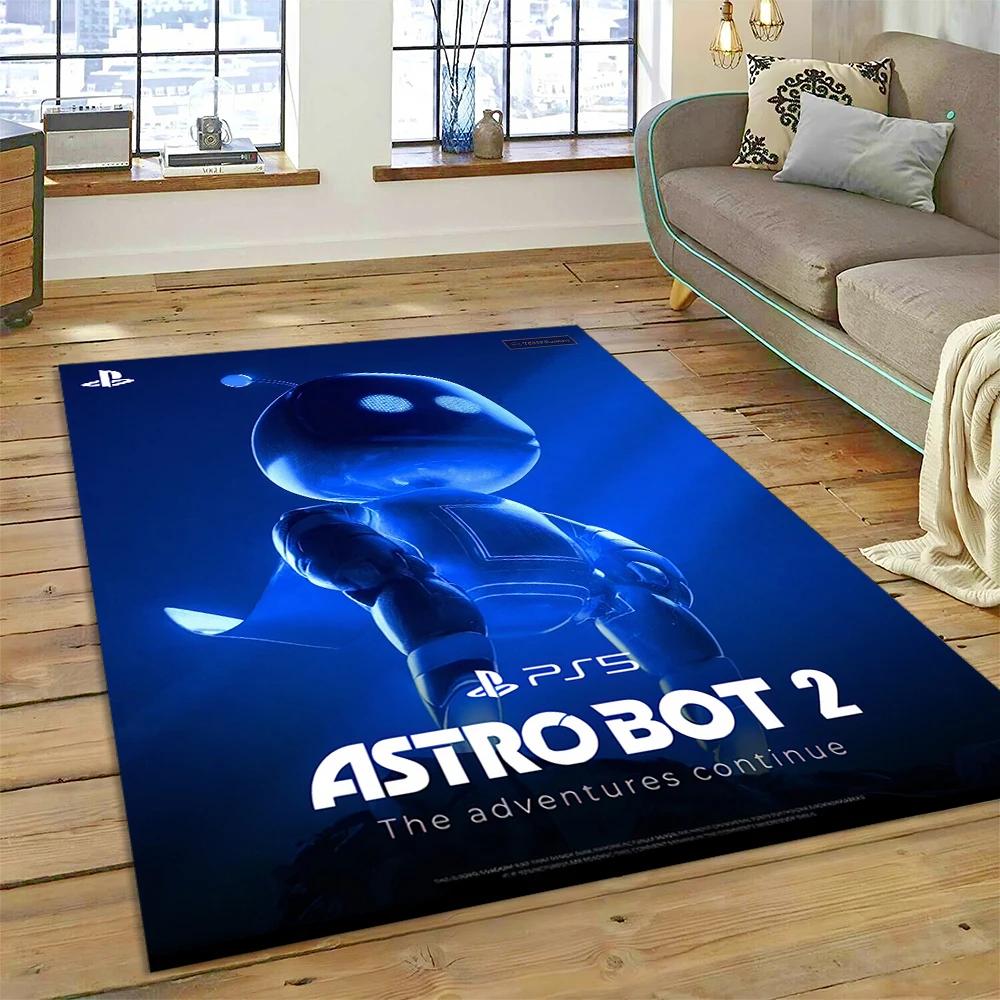 Новый 27 Стилей Astro Bot Игра Мультяшный Робот Подарок Ковер Коврик для Гостиной Спальни Дома Декор Дивана, Детский Нескользящий Напольный Коврик