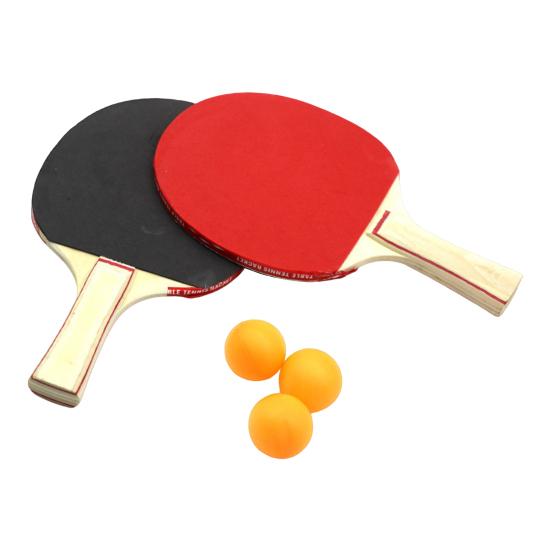 1 Set Table Tennis Racket Ergonomic Handle Fine Texture Smooth Edge Portable Comfortable Grip Table Tennis Racket Ping-Pong