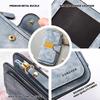 Vintage Long Wallet for Men Women Large Capacity Card Holder Multi Slot PU Leather Purse