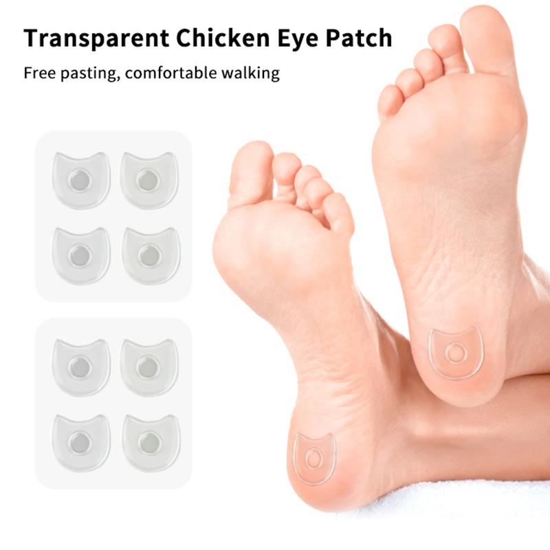 4 шт. Мягкие силиконовые подушечки для мозолей и натоптышей – Защитные пластыри медицинского класса для облегчения боли в стопе и пальцах ног и ухода за кожей