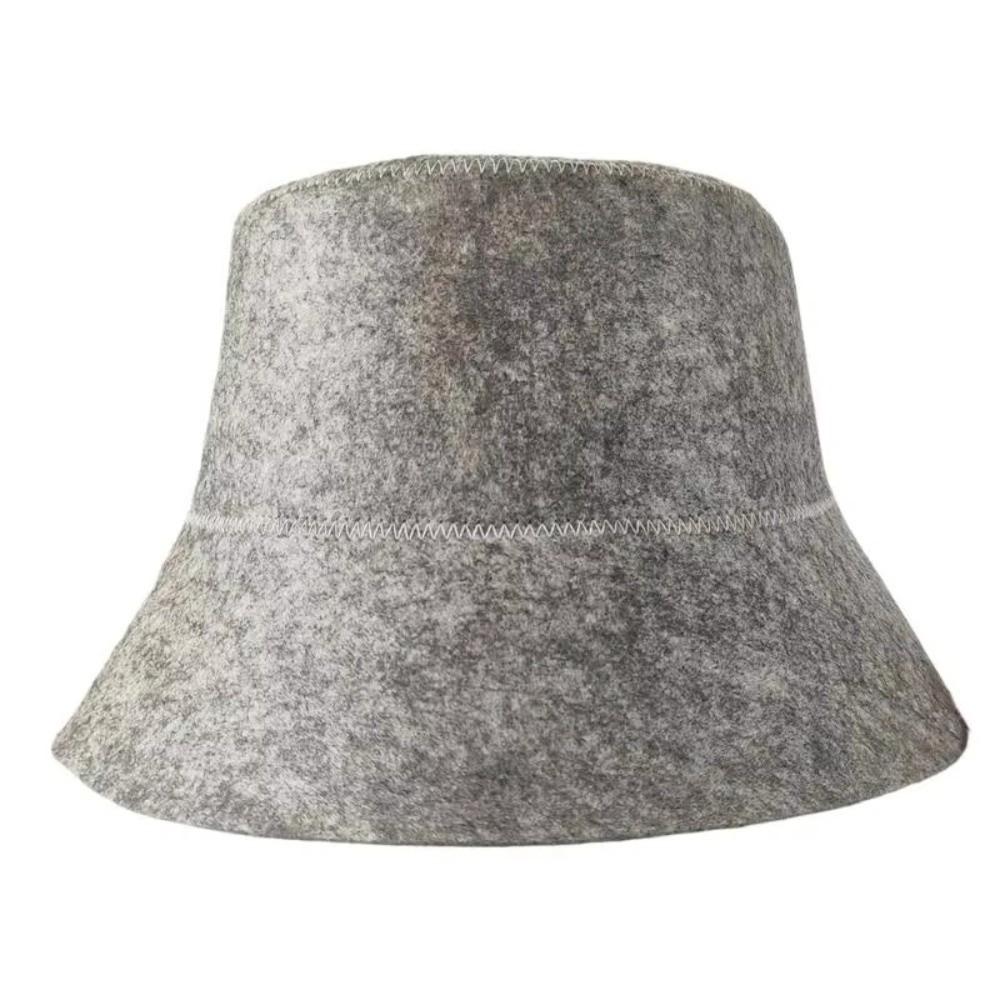Felt Felt Sauna Cap Good Water Absorption Head Protection Bath Hat Sweat Absorbing Quickly Drying Sauna Hat Sauna Accessories