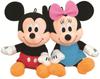 Ключницы-брелоки Crux Микки и Минни Disney, Плюшевые брелоки Disney из 2 предметов с шариковой цепочкой, Пара, 142973