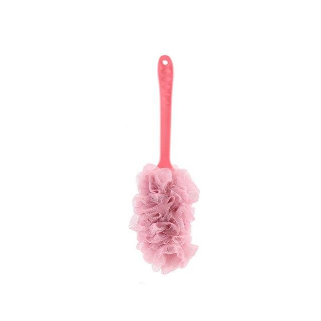 Long Handle Bath Brush, Foam Rich Bath Sponge,Enlarged Bath Ball, Flower Back Scrubber, Bath Sponge, Shower Brush Tool