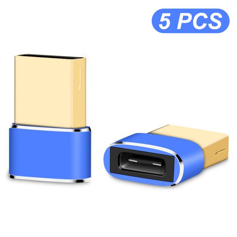 USB 2.0 USB A Папа к Type C Мама Разъем Переходник Тип USB C Стандартная Зарядка Передача Данных Аксессуары для Мобильных Телефонов