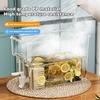 3.5L Large Drink Dispenser with Faucet Cold Kettle for Cocktails Juices Beer Beverage Jug Water Dispenser