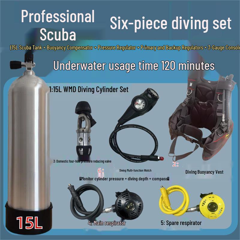 Scuba Diving Oxygen Tank & Emergency Gear