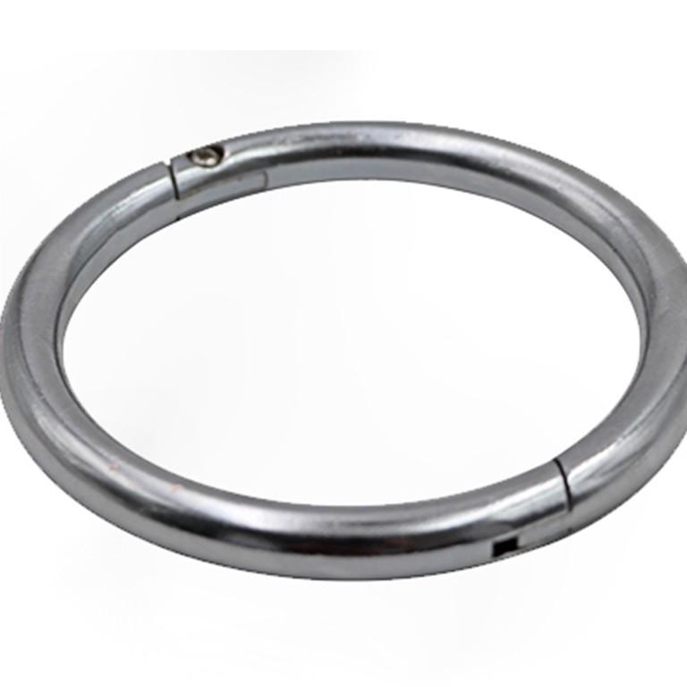 Stainless Steel Bull Nose Ring for Cattle Restraint - Large Carbon Steel Design