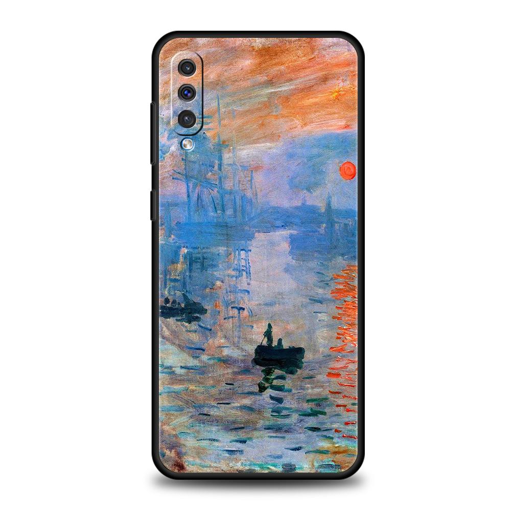 Чехол Клод Моне импрессионист для Samsung A15 A13 A51 A71 A41 A31 A21S A03S A05 A12 A32 A52 A22 A23 A25 A33 A53 A73 5G чехол