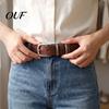 Solid Color Belts for Coats Leopard Print Waist Belt, Women Faux Leather Belt with Pin Daily Wear Cinching Buckle, Stylish Jeans Shirts Dresses