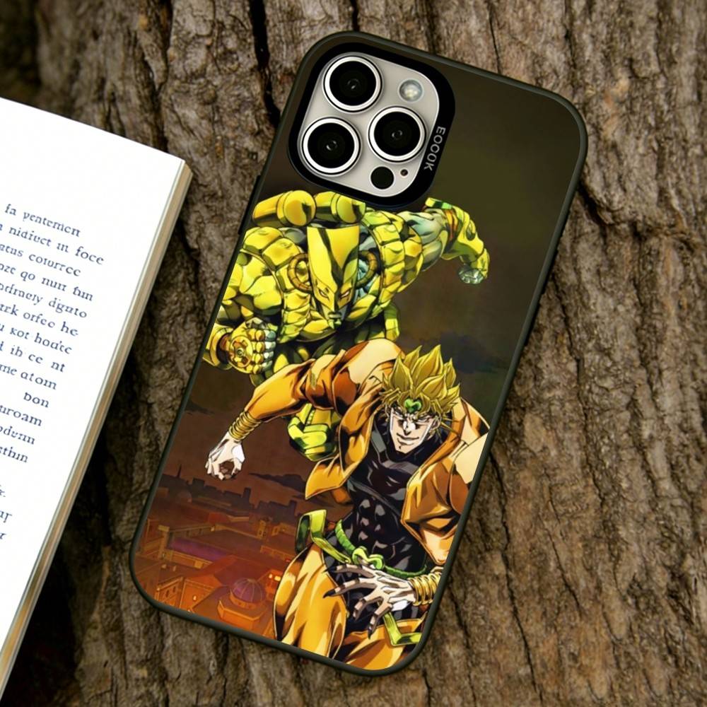 Чехол для телефона JoJo's Bizarre Adventure для iPhone 17,16,15,14,13,12,11 Plus,Pro Max,XS, Цветной Серебристый Черный Чехол