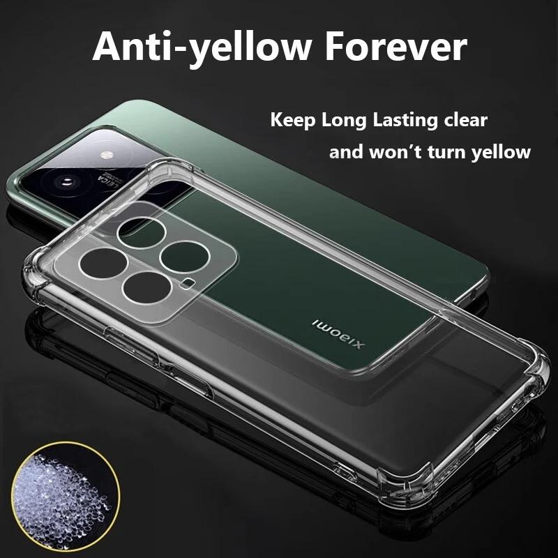 For Xiaomi Redmi K80 Pro 5G Slim Soft TPU Silicone Transparent Case Shockproof Back Cover For Xiaomi Redmi K80