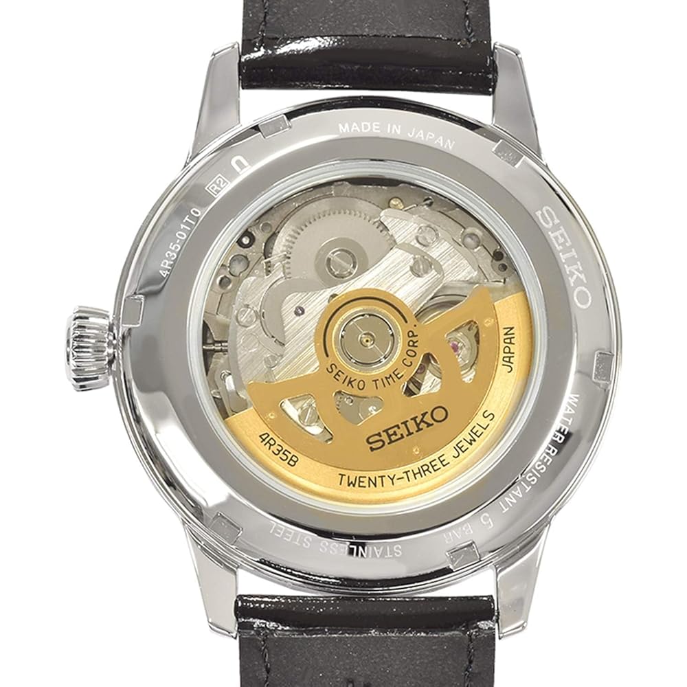 Мужские автоматические часы Seiko Presage SRPB43J1 Серебристая нержавеющая сталь 40 мм