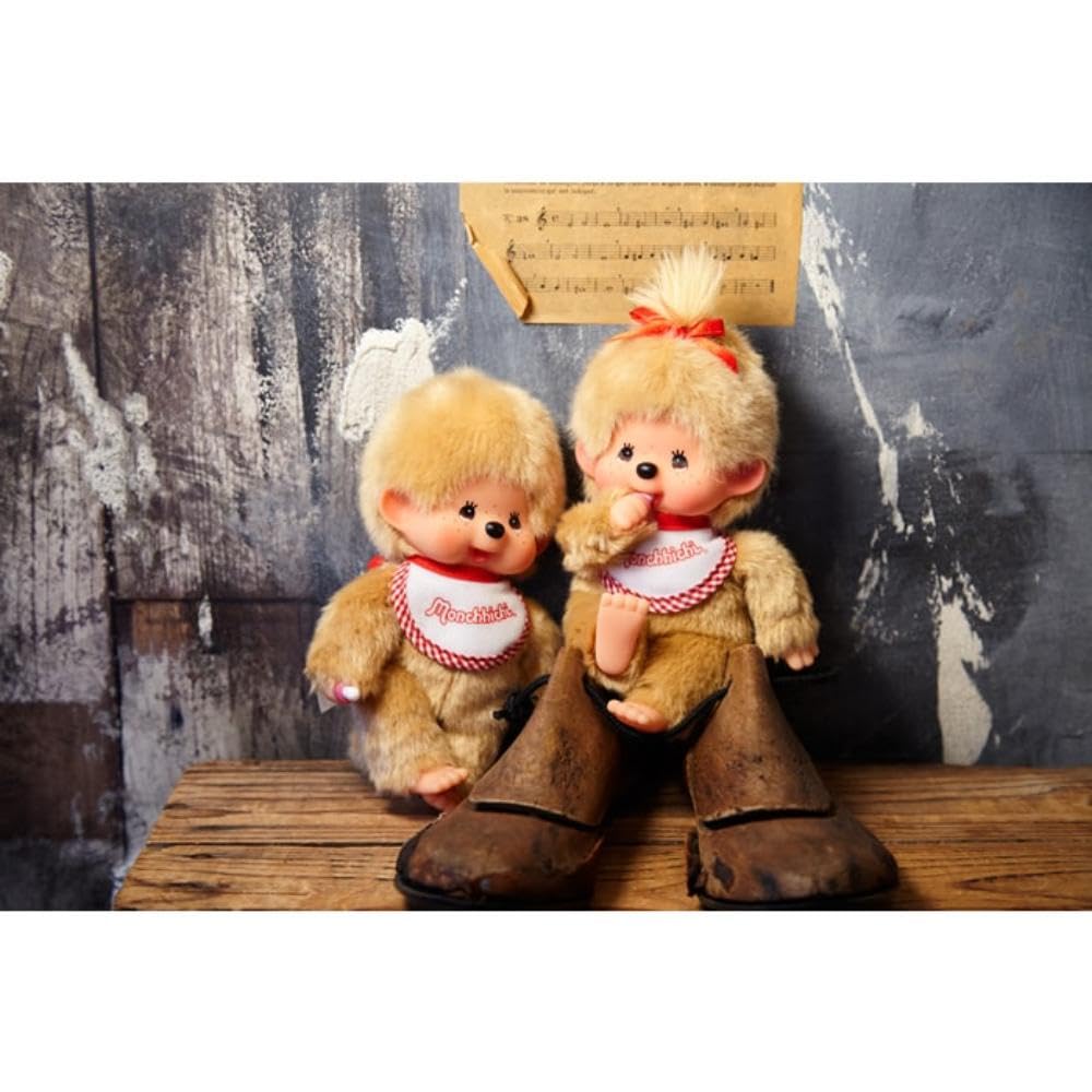 Sekiguchi Monchhichi Премиум Стандарт Маленькая Бежевая Кукла 251834 x Ш13 x Девочки H21.5 Г7.5см