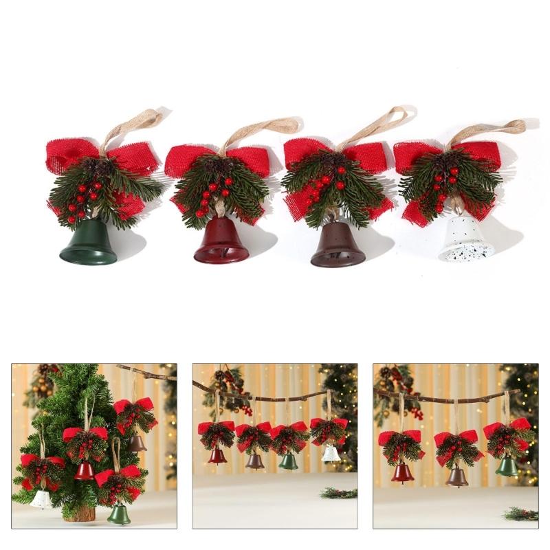 Металлические декоративные колокольчики Рождественские колокольчики Украшение для рождественской елки Украшения для рождественской елки Подвесной колокольчик