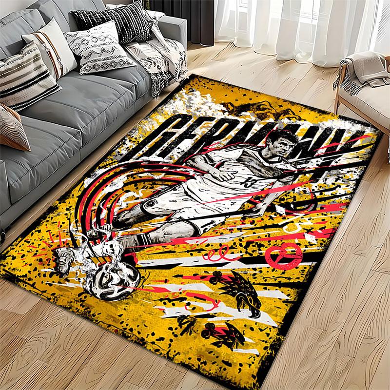 Soccer Player Germany Design suitable as a non-slip mat for the living room or bedroom sofa
