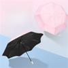 1 Зонт с круглым углом, милый оттенок, однотонный, ультралегкий, защита от УФ-лучей, двойного назначения, портативный, однотонный, маленький, свежий, маленький с