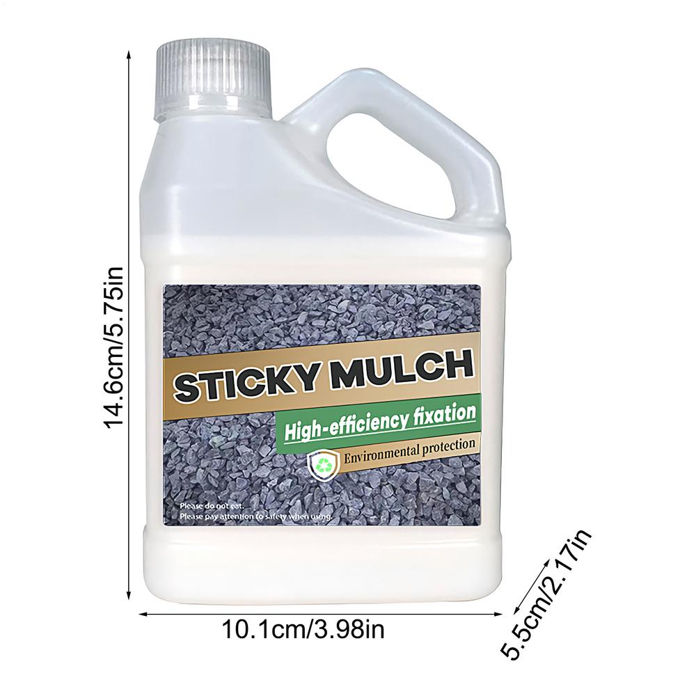 500g Rock Glue Strong Safe Adhesive Binder for Stone Coverage Ground Patios Yards Walkways Driveways Landscaping DIY