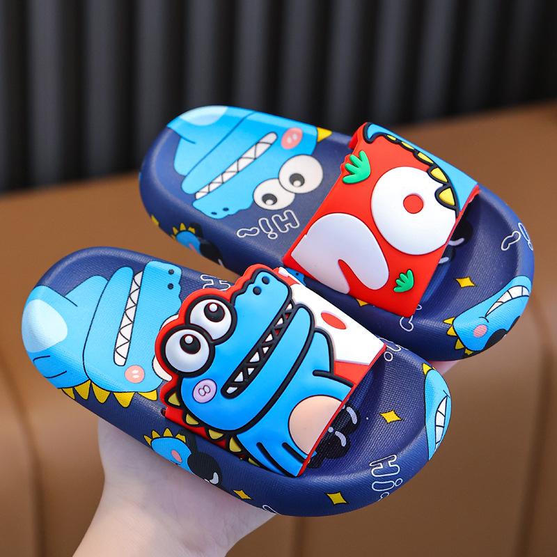 Детские тапочки Pantuflas, летние новые домашние тапочки для мальчиков с рисунком, мягкие тапочки для девочек-сандаликов, симпатичная детская обувь Zapatos Niña