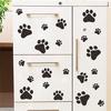 22Pcs/set Children's Room Removable Vinyl Wall Stickers Cat Dog Paws Home Mural Refrigerator Decal