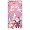 Red Decorative Bow Banner Large Size Christmas Door Display Bow Shape Satin Bow Door for Christmas Decoration New Year Party Wed