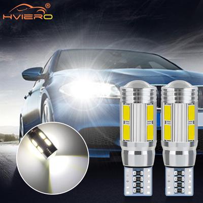 2 шт. T10 5630 10SMD автомобильный Canbus 194 W5W указатель поворота номерной знак багажник лампа для чтения парковка сторона светодиодный фонарь