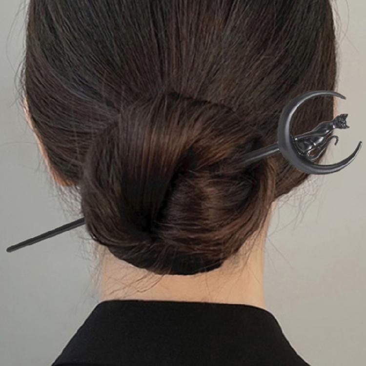 Лунный Зажим для Волос на Хэллоуин Винтажный Аксессуар для Волос Добавляет Винтажный Штрих к Наряду Подходит для Различных Мероприятий