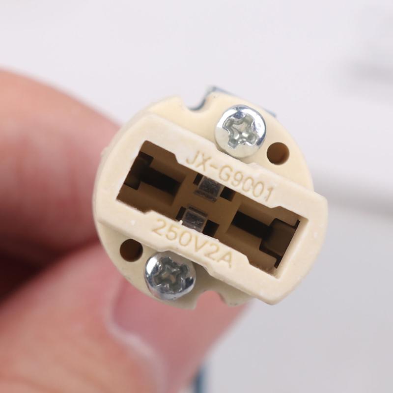10/20Pcs G9 Light Bulb Socket Ceramic Lamp Base Holder Connector Led Halogen Light Led Lamp Bulb Holder Base Fixture