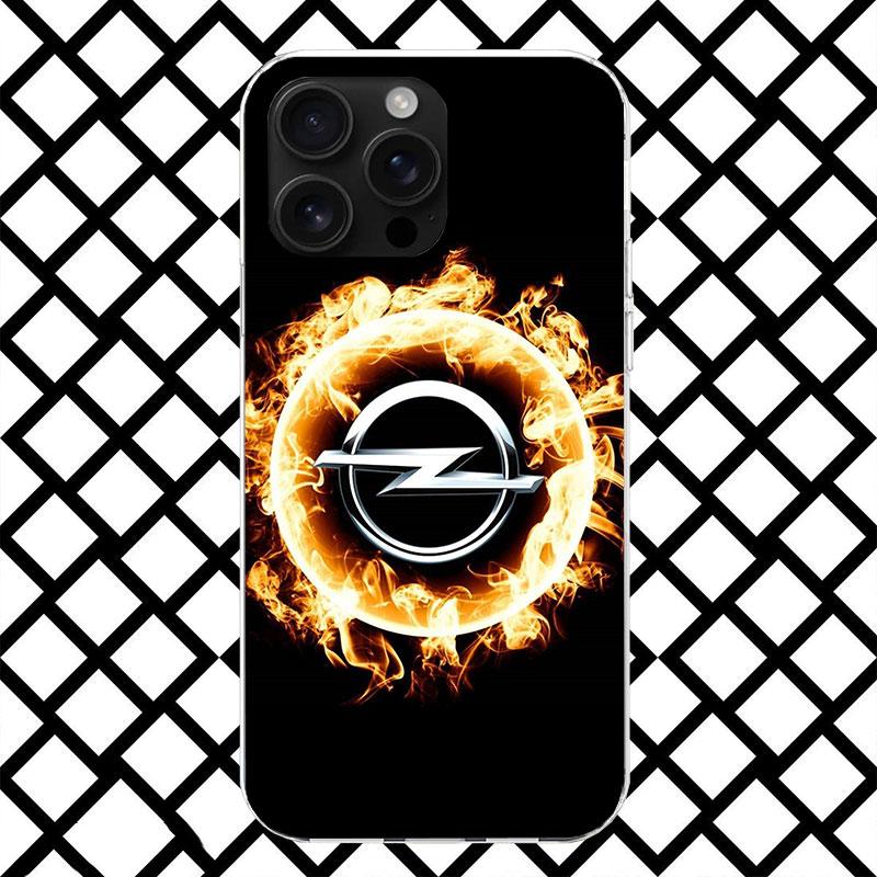AAHD1 O-Логотип Opel Чехол для телефона на iPhone 17 Air 16 16E 15 14 Plus 13 Mini 12 11 Pro Max 7 8 + SE 2020 Мягкий чехол Fundas 17 Air 16 1