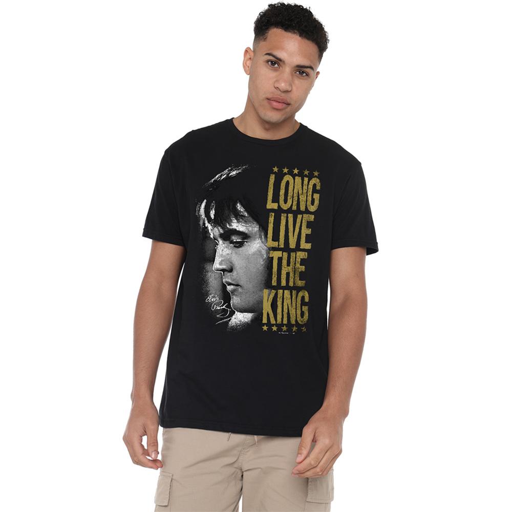 Elvis Presley Unisex Adult Long Live The King T-Shirt