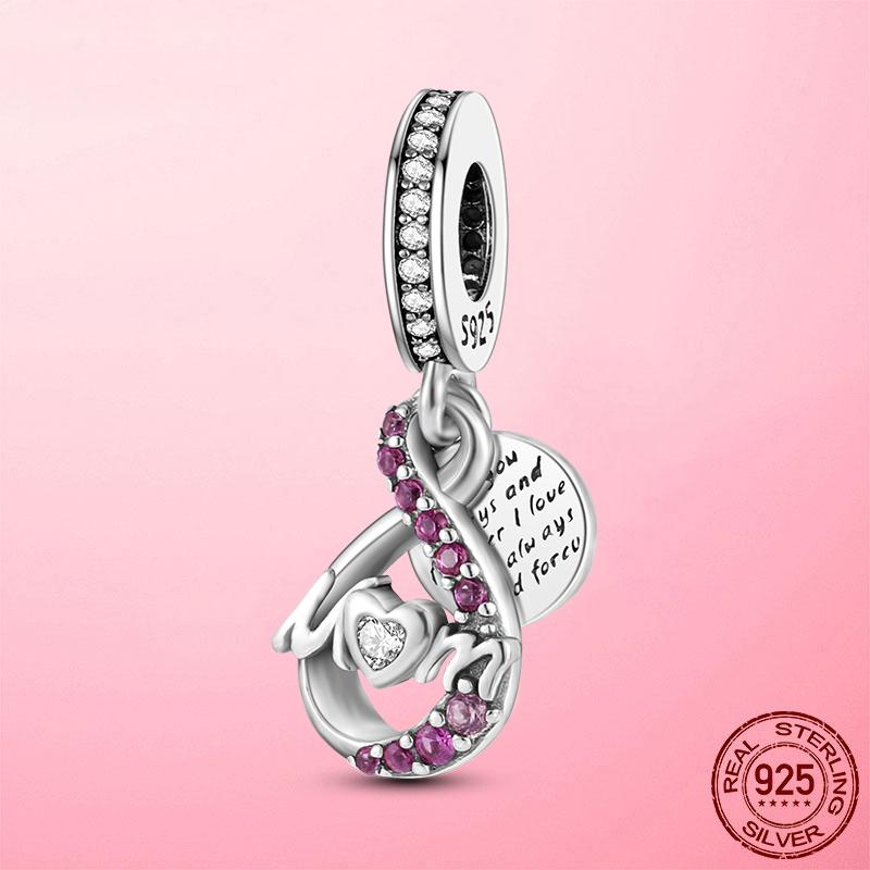 Charm Bead Charms copper Daisy Flower Family Love Infinity Infinite Love Heart Charm Bead Charms Bead Charms Accessories Bracelets Do It Yourself Jewe