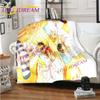 Sasaki and Miyano Flannel Blankets Anime Throw Blanket for Bed Livingroom Sofa Campus Cartoon Blankets Homosexual Love Blanket