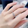 Роскошное женское кольцо S925 Серебряное кольцо с бриллиантом для женщин в Европе и Америке Кольцо с полным бриллиантом 3 мм