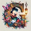 Disney Микки Маус Алмазная Живопись Буквы Мультфильм Алмазная Мозаика Стразы Картинки Минни Вышивка Цветок Настенное Украшение