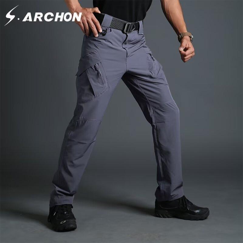 Spring and Autumn Outdoor Commuter Tactical Trousers IX Combat Pants Military Fans Multifunctional Pockets Special Forces Overalls Men's Pants