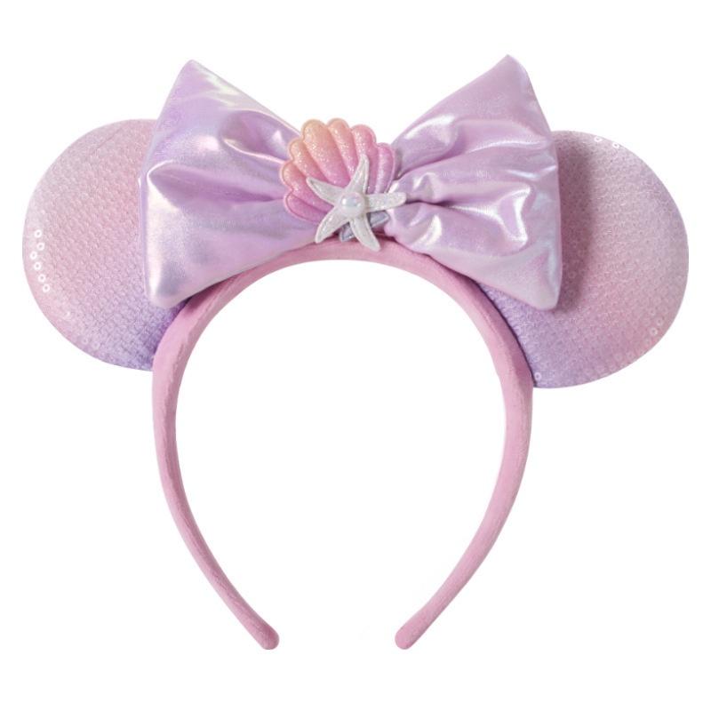 Disney Handmade Polka Dot Fabric Headband For Children Cute Cartoon Style Hair Accessory For Kids