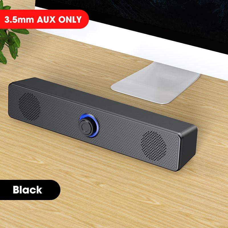 Компьютерные колонки Bluetooth, проводная звуковая панель объемного звучания, стерео сабвуфер, звуковая панель для настольного ноутбука, мини-система домашнего кинотеатра