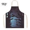 Blood Stain Costume Halloween Butcher Apron with Realistic Stain, Washable Protective Work Apron, Haunted House Decoration Horror Prop for Cosplay