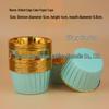 Золотые и серебряные термостойкие гофрированные формочки для маффинов