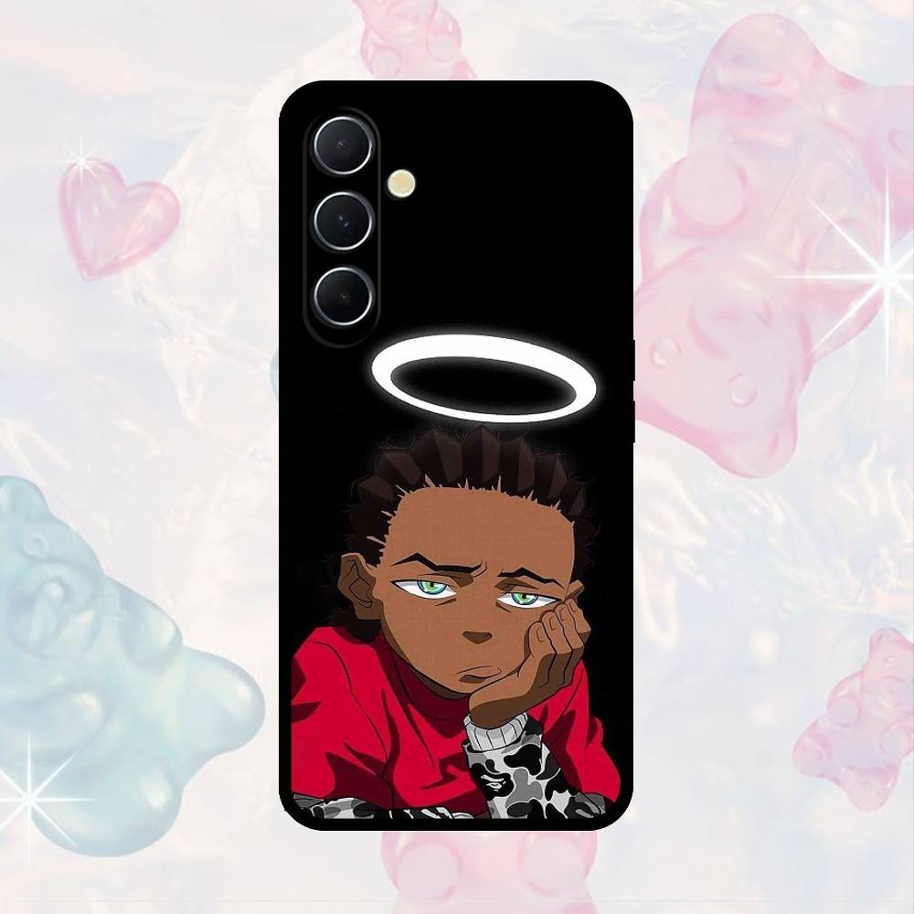 AAA The Boondocks Чехол для телефона Samsung S25, S24, S21, S22, S23, S30, Ultra, S20, Plus, Fe, Note, 10, 9, 5G Черный Чехол