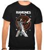 Ramones Rock Music Logo Black T-Shirt -1232-