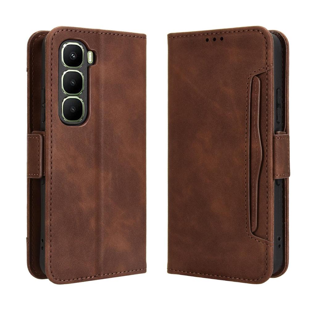 Flip Cases for Infinix Hot 60i 4G PU Leather Full-Body Protection Shockproof Durable Retro Phone Case